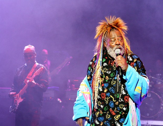 George Clinton live on stage